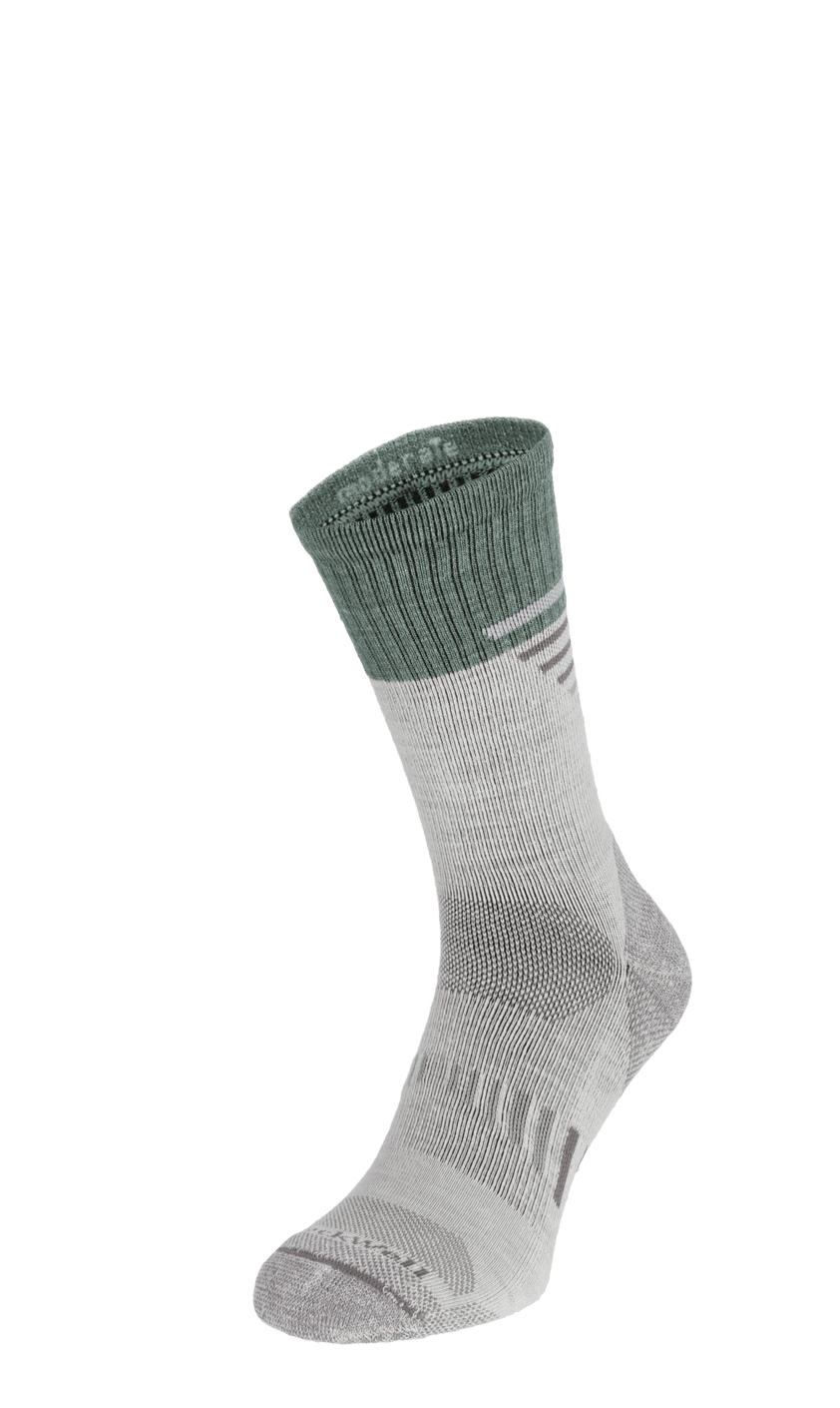 Ascend II Crew Men Compression Hiking Socks Natural