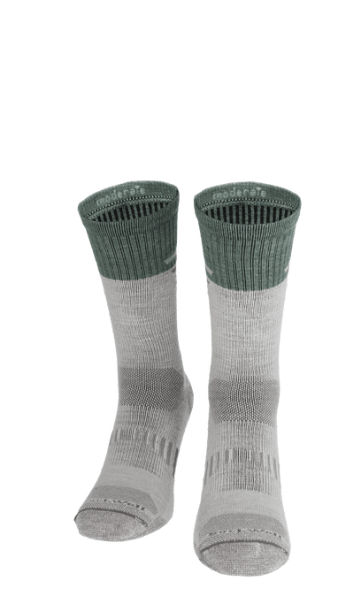Ascend II Crew Men Compression Hiking Socks Natural
