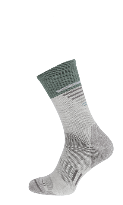 Ascend II Crew Men Compression Hiking Socks Natural