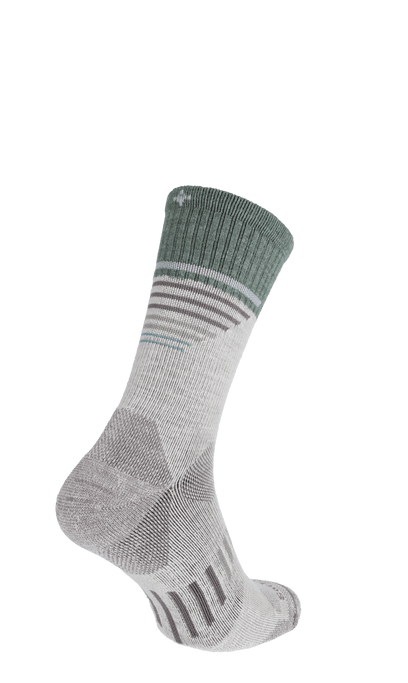 Ascend II Crew Men Compression Hiking Socks Natural