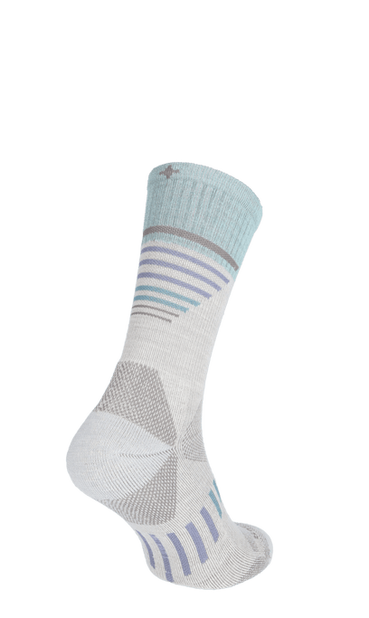 Ascend II Crew Women Compression Hiking Socks Natural