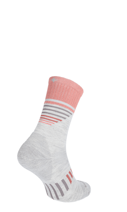 Ascend II Crew Women Compression Hiking Socks Ash