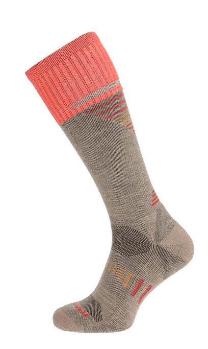 Ascend II Women Compression Hiking Socks Khaki