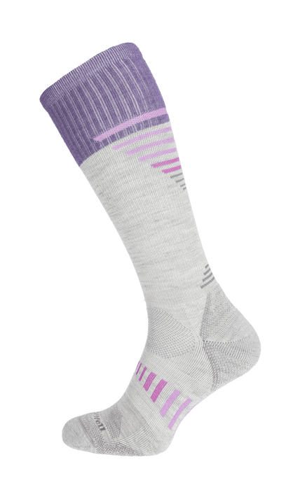 Ascend II Women Compression Hiking Socks ash