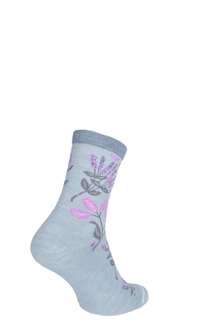 Pointillist Women's Socks Chambray