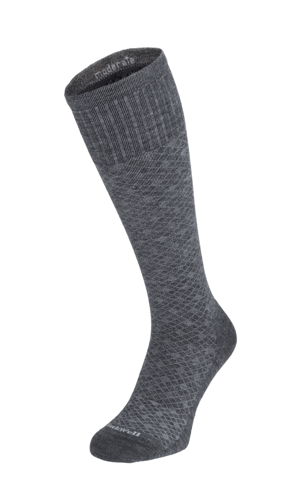 Featherweight Men Moderate Compression Socks Charcoal Featherweight Men Moderate Compression Socks Charcoal