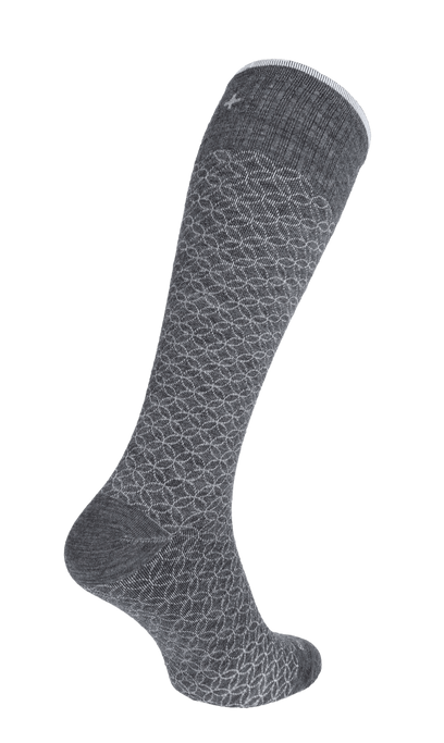 Featherweight Fancy Women Moderate Compression Socks Charcoal