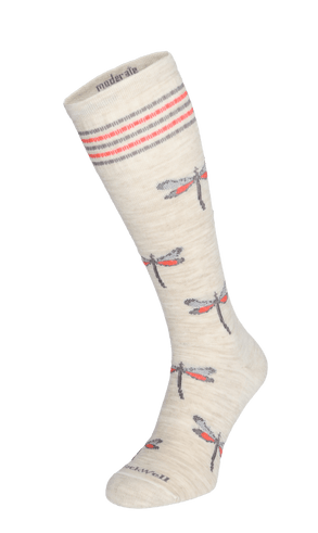 Dragonfly Women Moderate Compression Socks Barley Dragonfly Women Moderate Compression Socks Barley