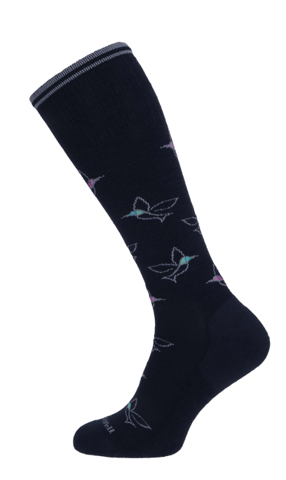 Free Fly Women's Moderate Compression Socks Navy