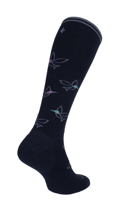Free Fly Women's Moderate Compression Socks Navy