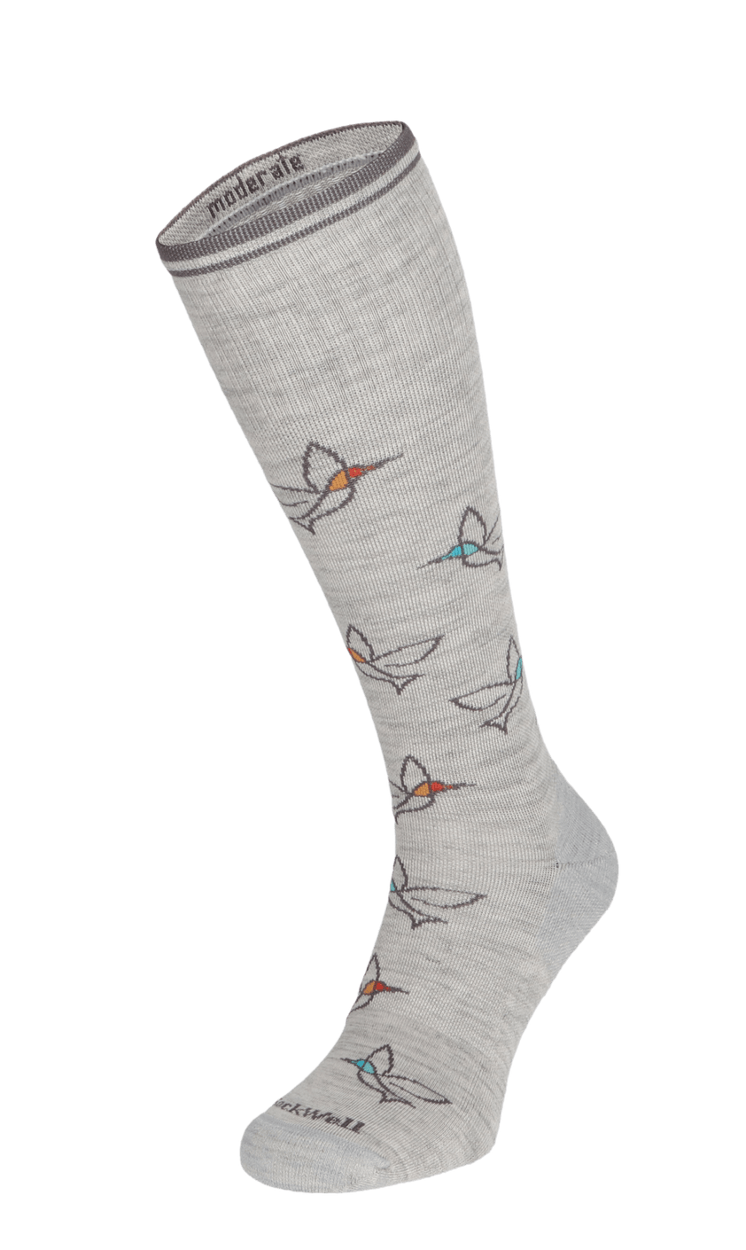 Free Fly Women's Moderate Compression Socks Ash