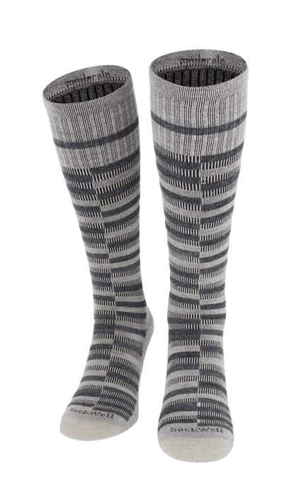 Geo Men Moderate Compression Socks Putty
