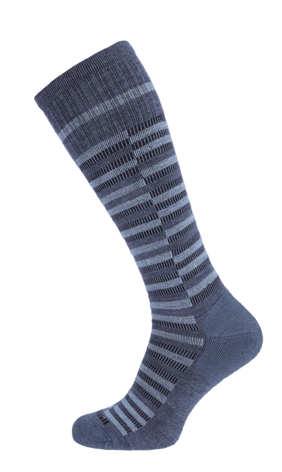 Geo Men Moderate Compression Socks Denim