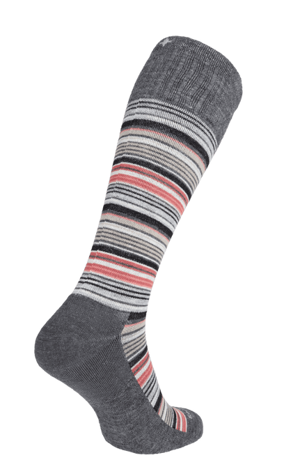 Sunset Stripe Men Moderate Compression Socks Charcoal