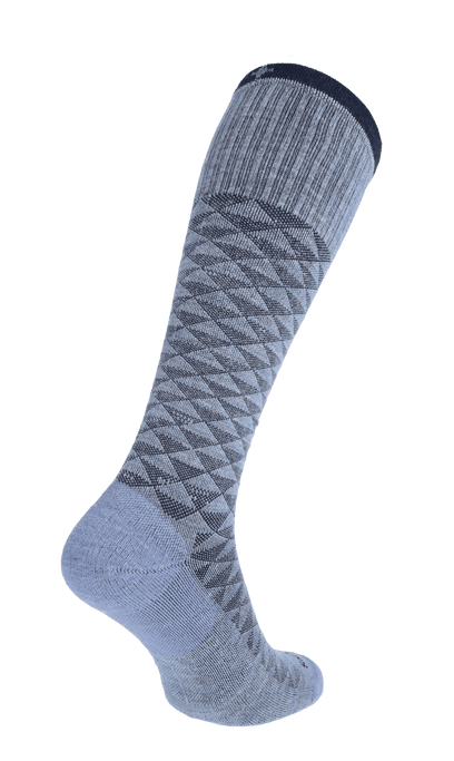 Dapper Men Moderate Compression Socks Bluestone