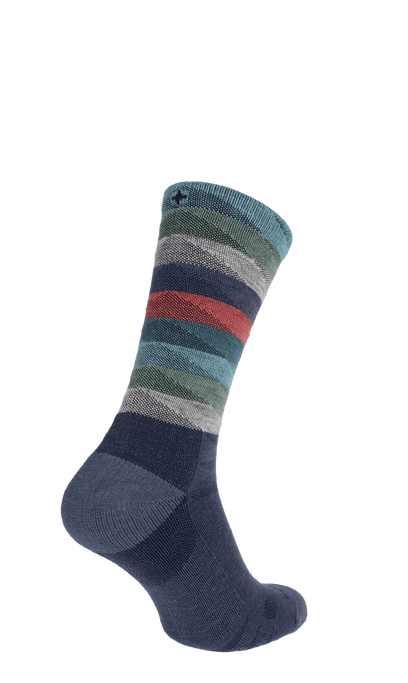 Peaks Men Compression Hiking Socks Denim