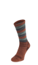 Peaks Men Compression Hiking Socks Terracotta