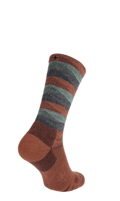 Peaks Men Compression Hiking Socks Terracotta