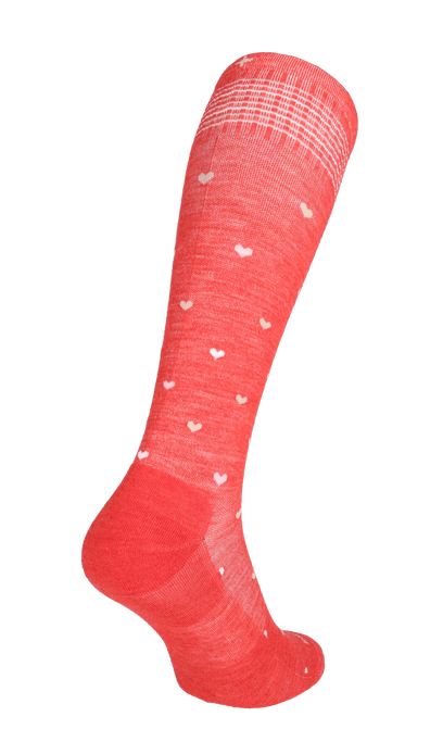 Full Heart Women Moderate Compression Socks Poppy