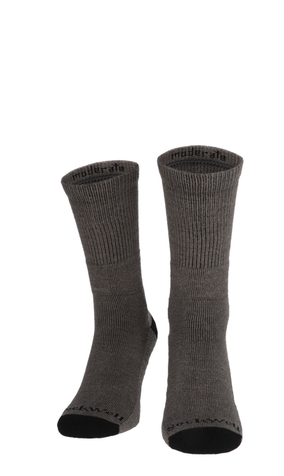 Work Crew Men Moderate Compression Socks Mushroom