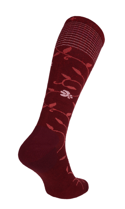 Full Sun Women Moderate Compression Socks Cranberry