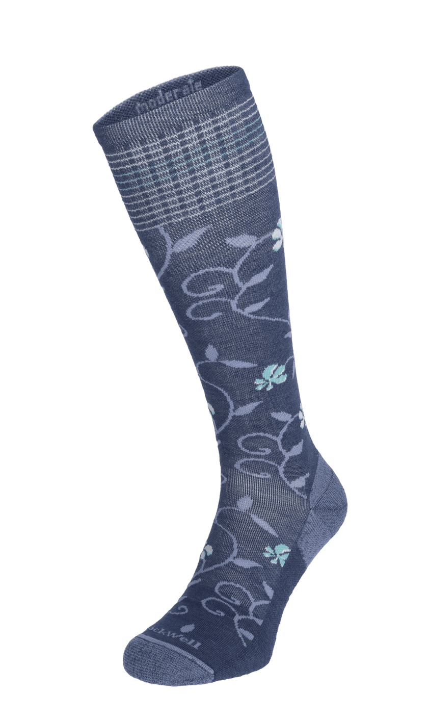Full Sun Women Moderate Compression Socks Denim