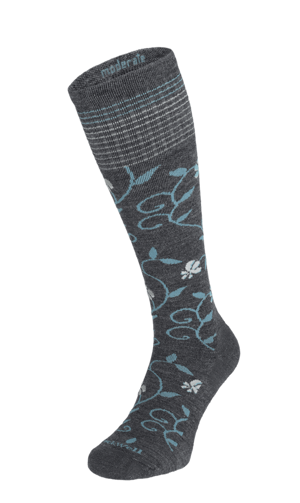 Full Sun Women Moderate Compression Socks Charcoal Full Sun Women Moderate Compression Socks Charcoal