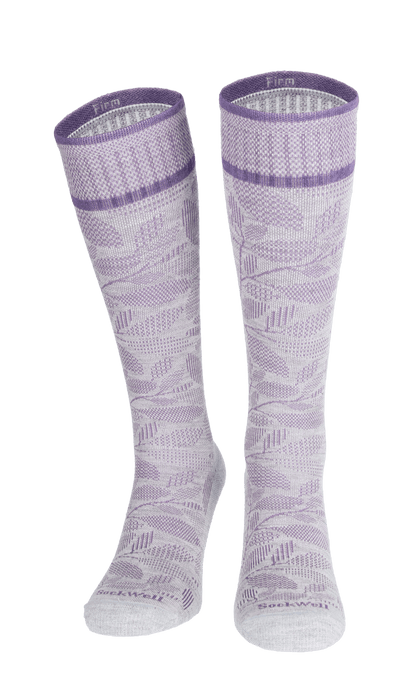 Fauna Women Firm Compression Socks Light Grey