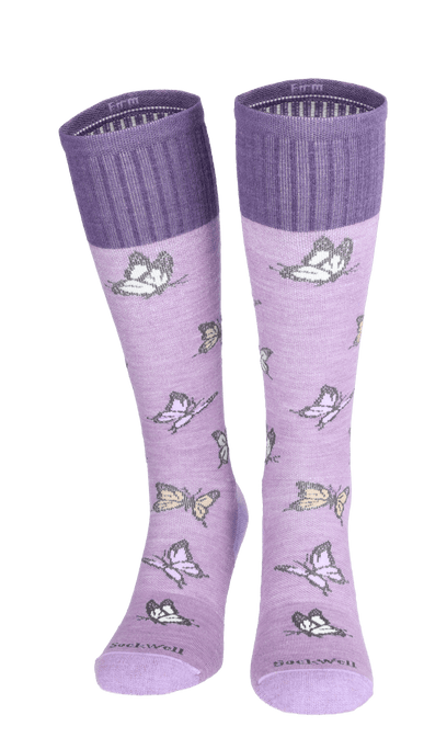 Flutter Women Firm Compression Socks Lavender