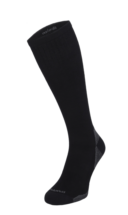 Cadence Women Compression Sports Socks Black Solid Cadence Women Compression Sports Socks Black Solid