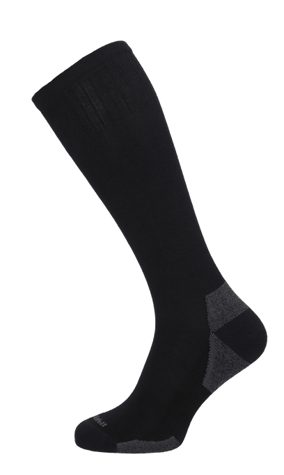 Cadence Women Compression Sports Socks Black Solid