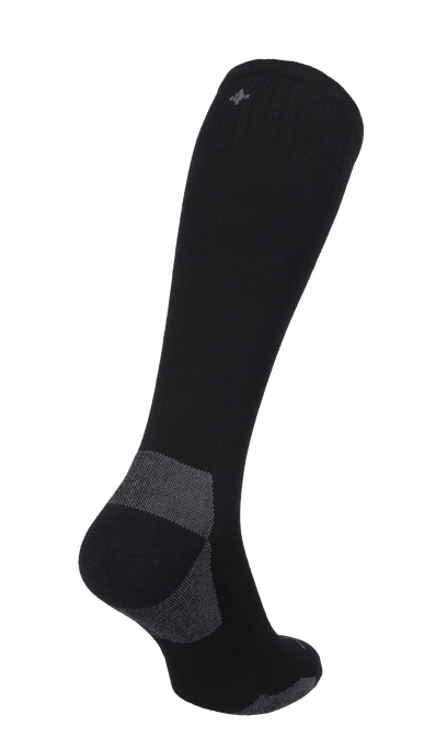 Cadence Women Compression Sports Socks Black Solid