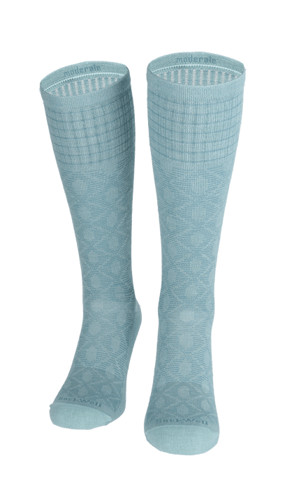 Etched Women Moderate Compression Socks Air
