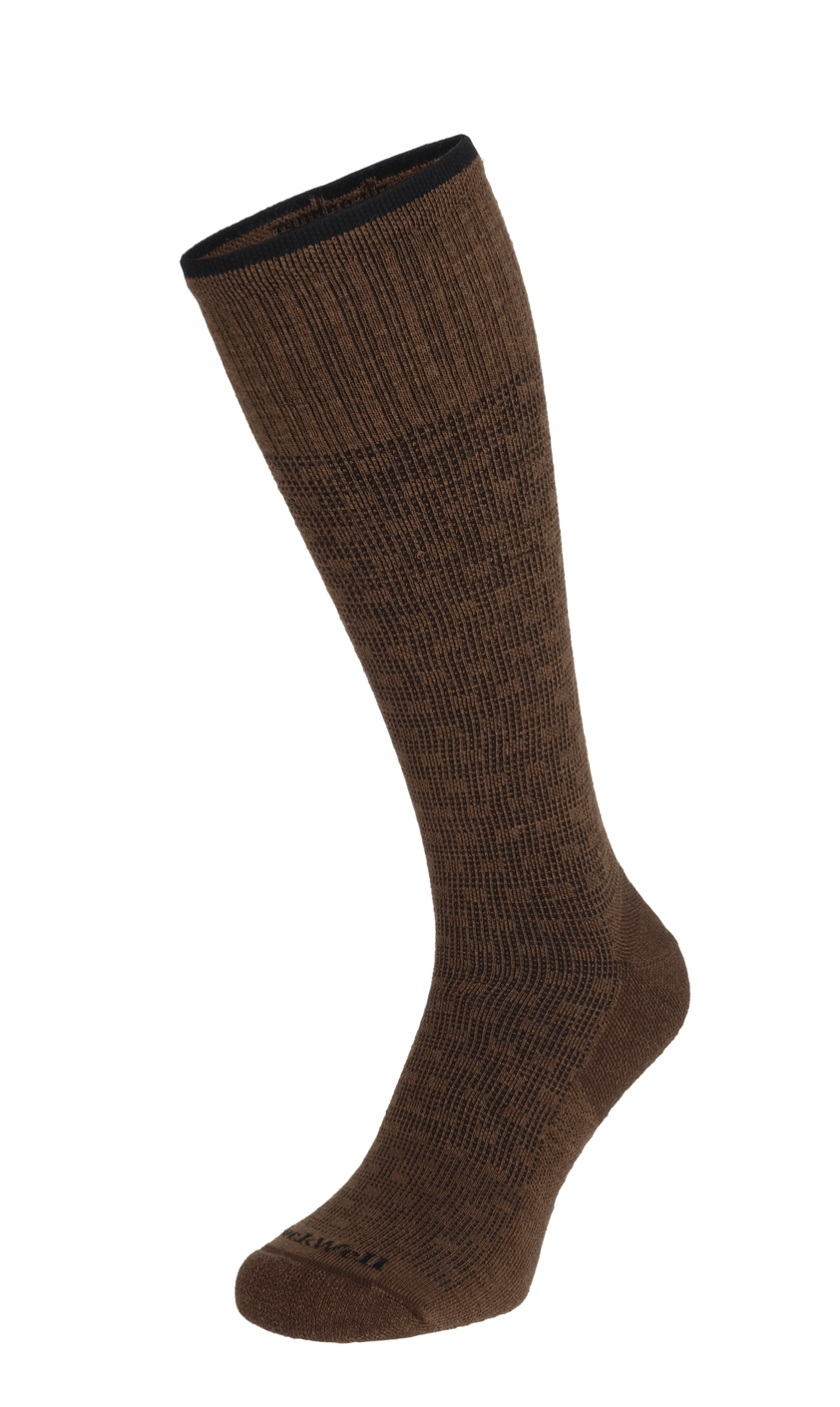 Shadow Box Men Moderate Compression Socks Bark