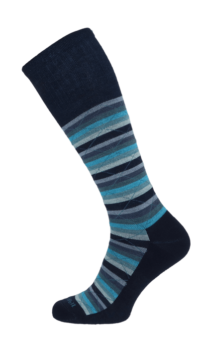 Full Array Women Moderate Compression Socks Navy