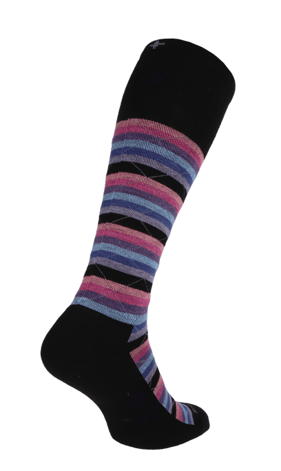 Full Array Women Moderate Compression Socks Black