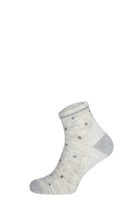 Plantar Honeycomb Women Heel Spur Socks Ash