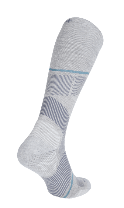 Stabilizer Knee High Women Compression Sports Socks Ash