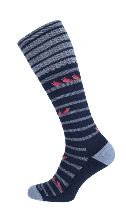 Cardinals Women Moderate Compression Socks Navy