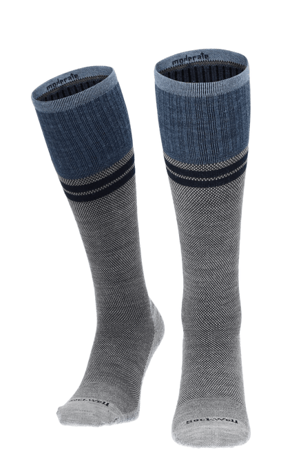 Sportster Men Moderate Compression Socks Light Grey