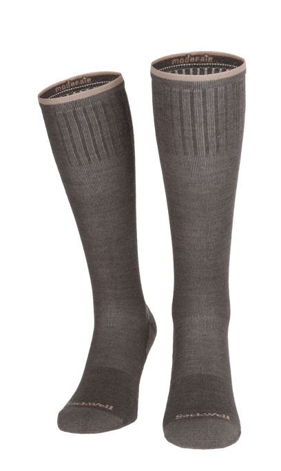 Circulator Women Moderate Compression Socks Mushroom Solid