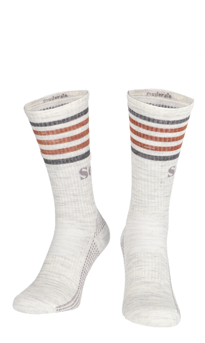 Run Club Crew Men's Compression Sport Socks Ash