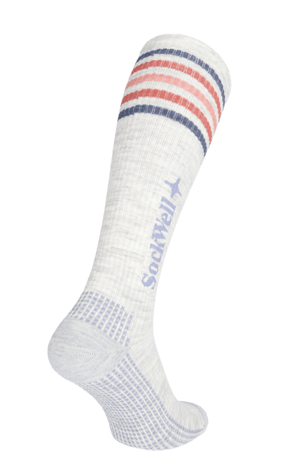 Run Club Knee High Women's Compression Sport Socks Ash