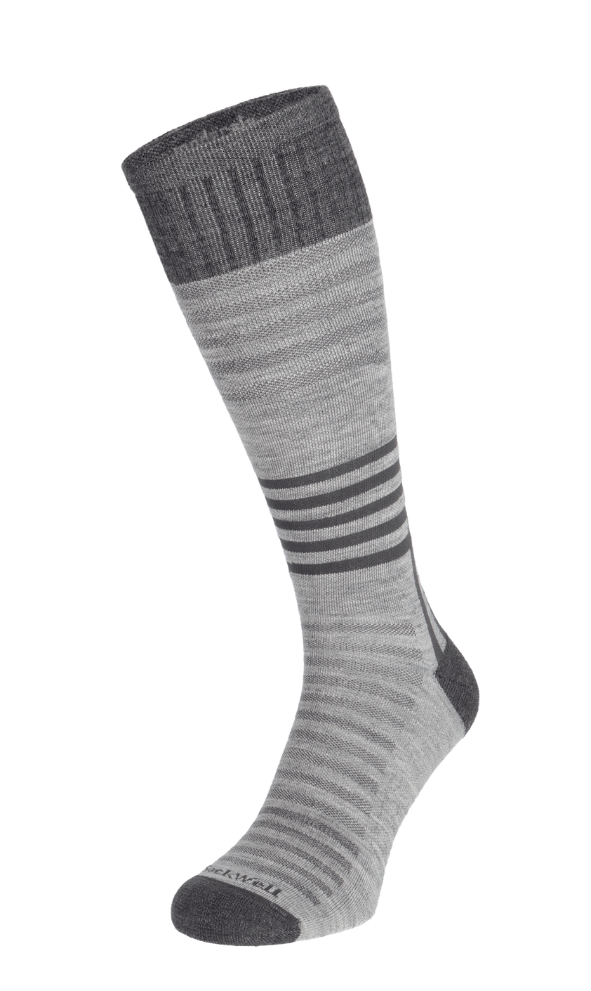 Track & Field Men's Compression Sports Socks Light Grey
