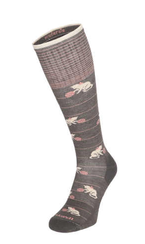 Playful Women Moderate Compression Socks Mushroom Playful Women Moderate Compression Socks Mushroom