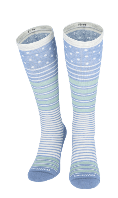 Twister Women Firm Compression Socks Bluestone