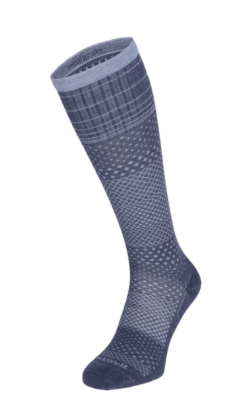 Micro Grade Women's Moderate Compression Socks Denim