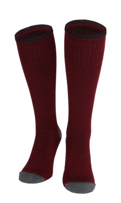 Elevation Men Firm Compression Socks Cranberry