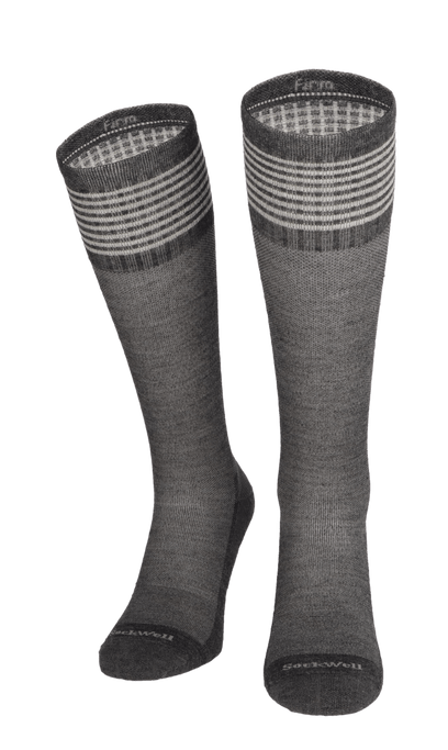 Elevation Women's Firm Compression Socks Charcoal Solid