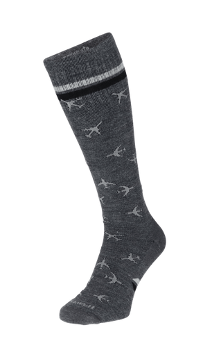 In Flight Men Moderate Compression Socks Charcoal In Flight Men Compression Socks Class 1 Charcoal
